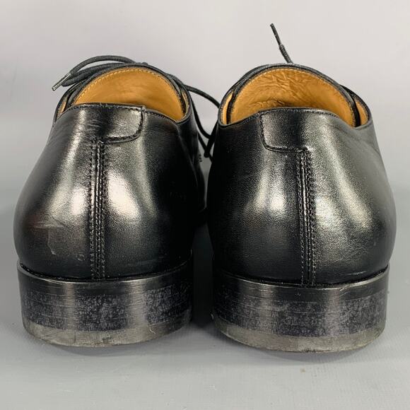 BARNEY\'S NEW YORK Size 13 Black Leather Derby Lace-Up Shoes main image 5